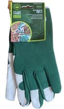 Image of Gardening Gloves Medium Kew Gardens Collection Leather Palm & Spandex Backs