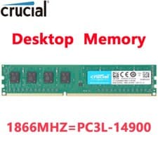 Image of Crucial DDR3L 8GB KIT(1X8GB) 1866 MHZ PC3L-14900 DIMM 240Pin Non-ECC Memory RAM