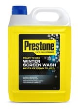 Image of Prestone Screenwash, Ready To Use Screen Wash For Cars - Winter, 5L Bottle