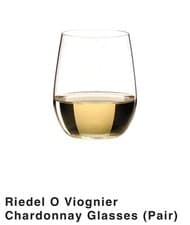Image of Pair of Riedel O wine tumbler viognier/Chardonnay