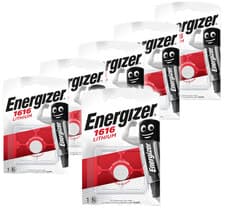 Image of 6x Energizer 1616 Battery 3V Lithium Coin Cell CR1616 Battery DL1616 BR1616