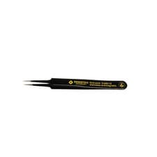Image of Bernstein 5-061-13 SMD Tweezers Flat Wide Curved Anti-Magnetic ESD 115mm