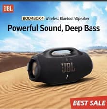Image of JBL Boombox 4 Wireless Speaker IP68 Waterproof 34H Battery Bluetooth 5.4 UK