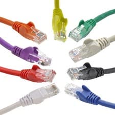 Image of Cat6 Ethernet Cable RJ45 Network Lead Internet 0.5m/1m/2m/3m/5m/10m/20m/30m lot