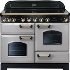 Image of Rangemaster CDL110EIRP/B Classic Deluxe 110cm Electric Range Cooker 5 Burners