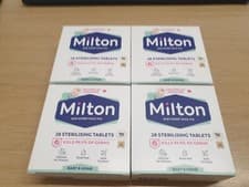 Image of Milton Sterilising Tablets - 28 Tablets X 4 JUST £17.99 FREE POST WOW!