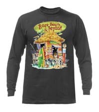 Image of Bilge Beach Funny Joke Humor Humorous Novelty Graphic Long Sleeve