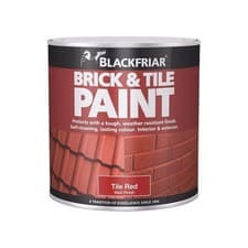 Image of Blackfriar BKFBTMR250 Matt Red Brick & Tile Paint Professional Exterior 250ml