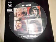 Image of THE BEATLES PICTURE DISC ALBUM LET IT BE LIMITED EDITION SEALED MINT UNPLAYED !