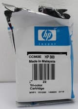 Image of Genuine Original HP 300 Colour Ink Cartridge - CARTRIDGE ONLY (G)