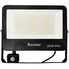 Image of WHOLESALE 5× Baxton 200W LED PIR Floodlight 3CCT IP65 – Trade Pack