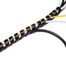 Image of D-Line Cable Tidy Black Spiral Wrap 2.5m ctw2.5b
