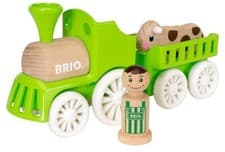 Image of BRIO Ravensburger 30267 My Home Town - Farm Train Set, Multi-Colour