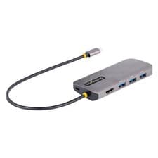 Image of StarTech.com USB C Multiport Adapter 4K 60Hz HDMI Video 3 Port 5Gbps USB Hub 100