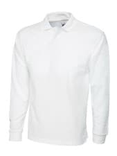 Image of UNEEK UC113 Plain Collared Classic Work Wear Top Long Sleeve Polo Casual Shirt 