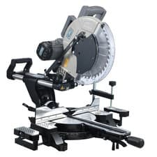 Image of SwitZer Mitre Saw 12" Compound Sliding 1800W Double Bevel Cut with Laser Blade