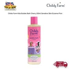 Image of Child's farm bubble bath for sensitive & eczema prone skin raspberry 250ml