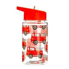 Image of Sass & Belle Drink Up Fire Engine Water Bottle - 400ml BPA-Free Reusable Drink
