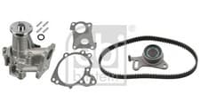 Image of Febi Bilstein 173160 Water Pump & Timing Belt Kit Fits Hyundai Kia Mitsubishi