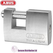 Image of ABUS TITALIUM PADLOCK 70mm MONBLOCK STANDARD SHACKLE, KEYED - 82TI/70