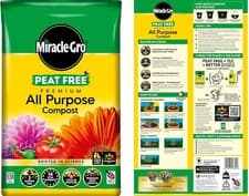 Image of Miracle-Gro 40L Peat Free Premium high performing Enriched All Purpose Compost