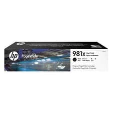 Image of Original HP 981X High Capacity Black Ink Cartridge (L0R12A)