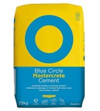 Image of Blue Circle Mastercrete Cement 25kg Bag