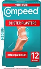 Image of Compeed Blister Plasters Medium Size 6-12 Pack - Hydrocolloid Foot Treatment