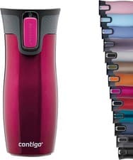 Image of Contigo West Loop Autoseal Travel Mug, Stainless Steel Thermal Mug, Vacuum Flask