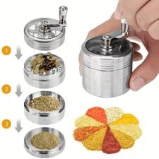 Image of Manual Pepper Grinder Salt Spice Herb Mill Refillable NEW