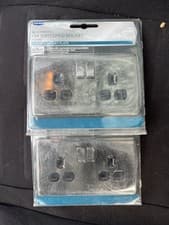 Image of BLACK NICKEL 13A Switched Socket Screwless Flat Plate x 2