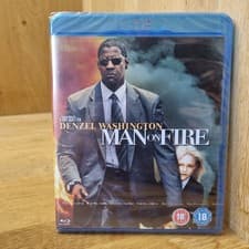 Image of Man On Fire Blu Ray New & Sealed Denzel Washington Tony Scott