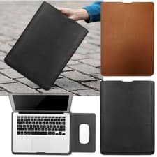 Image of Sleeve Slim Leather Laptop Bag Case For Apple iPad Macbook Pro Air 13 14 15 16''