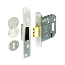 Image of 5 Lever Mortice Deadlock BS3621 Compliant 57mm Backset