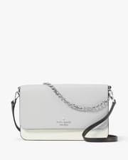 Image of Kate Spade Madison Gray Colorblock Convertible Crossbody Bag New
