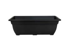 Image of Bell Trough Bell Planter Plant Pot 50cm Plastic Black Colour Garden Pot