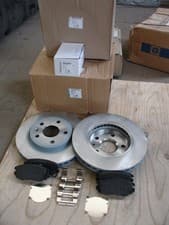 Image of 95516089 Front Brake Disc Set For Saab 9-5 10-12 Vauxhall Insignia MK1 2008-2017