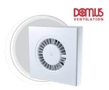 Image of Silavent/Domus 100mm 4" Run On Timer Bathroom Extractor Fan SDF100TB DBF100