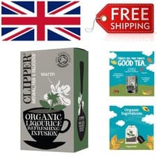 Image of 20 Organic Licorice Tea Bags - Herbal Infusion for Relaxation & Wellness