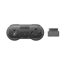 Image of 8BitDo SN30 2.4G Wireless Gamepad Original SNES/SFC Black Transparent Edition