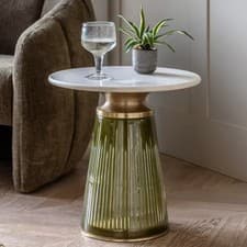 Image of Gallery Seville Green Side Table