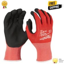 Image of Milwaukee Cut Level 1/A Dipped Resistant Glove - Milwaukee Work Gloves