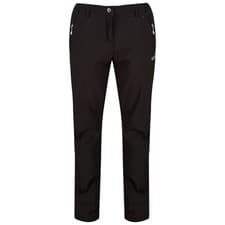 Image of Regatta Womens Geo Softshell Walking Trouser Black