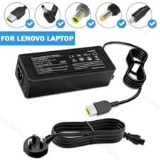 Image of AC Adapter Charger For Lenovo Thinkpad Ideapad Yoga Power Supply UK Mains Cable