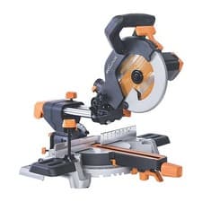 Image of Evolution Mitre Saw Electric R210SMS Sliding Compound 210mm Spindle Lock 1500W