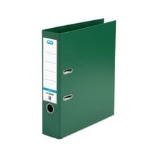 Image of Elba 70mm Lever Arch File Plastic Green A4 100202174