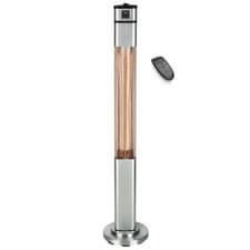 Image of 2kW Infrared Heater Electric SLIVER Outdoor/Patio Water-resistant Remote