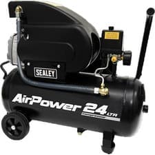 Image of Sealey Air Compressor 24L Direct Drive 2hp Heavy Duty Induction SAC2420A
