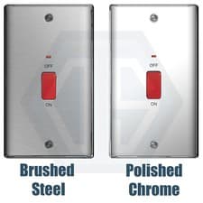 Image of BG Nexus Brushed Chrome Polished Chrome Switches Sockets Full Range Satin Steel