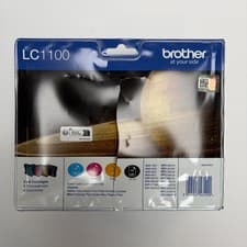 Image of Genuine Brother LC1100 Multipack - Full Set of 4 Ink Cartridges - 03/2026